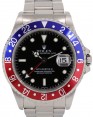 Product Image: Rolex GMT-Master II Stainless Steel 40mm Black Dial Red/Blue 