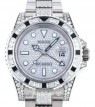 Product Image: Rolex GMT-Master II White Gold Diamond Paved Dial 116759SANR
