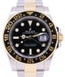 Product Image: Rolex GMT-Master II Yellow Gold/Steel Black Dial Ceramic Bezel Oyster Bracelet 116713LN - PRE-OWNED
