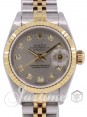 Product Image: Rolex Lady-Datejust Yellow Gold/Steel 26mm Silver Diamond Jubilee 69173