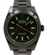 Product Image: Rolex Milgauss Green Crysal Stainless Steel/PVD Black Dial & Bezel Oyster Bracelet 116400GV - BRAND NEW