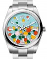 Product Image: Rolex Oyster Perpetual 41 Turquoise Celebration-Motif Index Dial 124300 - BRAND NEW
