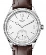 Product Image: Rolex Perpetual 1908 White Gold White Dial Domed/Fluted Bezel Alligator Leather Strap 52509 - BRAND NEW