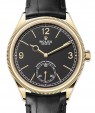 Product Image: Rolex Perpetual 1908 Yellow Gold Black Dial Domed/Fluted Bezel Alligator Leather Strap 52508 - BRAND NEW