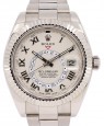 Product Image: Rolex Sky-Dweller 18k White Gold Ivory White Roman 42mm Dial Oyster Bracelet 326939 - PRE-OWNED