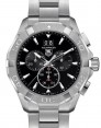 Product Image: Tag Heuer Aquaracer Quartz Chronograph Stainless Steel 43mm Black Dial CAY1110.BA0927 - BRAND NEW