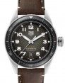 Product Image: Tag Heuer Autavia Stainless Steel 42mm Black Dial Leather Strap WBE5114.FC8266 - BRAND NEW