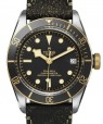 Product Image: Tudor Black Bay Date S&G Stainless Steel 41mm Black Dial Leather Strap 79733N-0007 - Brand New