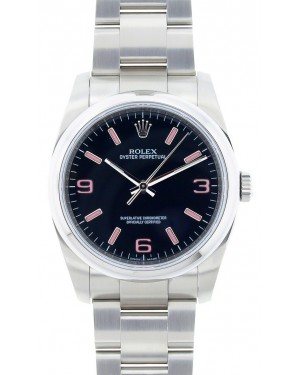 Rolex Oyster Perpetual 36 Stainless Steel Black Arabic / Index Dial & Smooth Bezel Oyster Bracelet 116000 - BRAND NEW