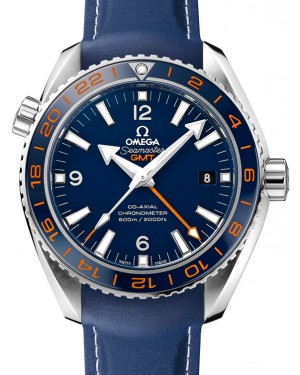 Omega Seamaster Planet Ocean 600M Co-axial Chronometer GMT 43.5 Stainless Steel Blue Dial 232.32.44.22.03.001 - BRAND NEW