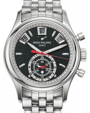 Patek Philippe Complications 5960/1A-010 Black Index Stainless Steel 40.5mm Automatic 