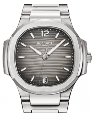 Patek Philippe Nautilus Automatic Ladies Gray Index Stainless Steel 35.2mm 7118/1A-011 - BRAND NEW