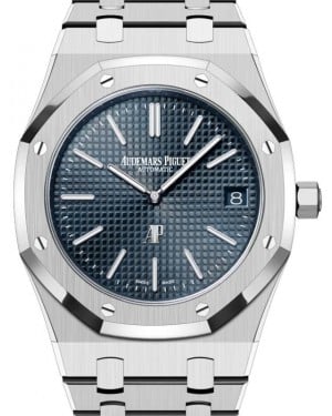 Audemars Piguet Royal Oak Jumbo Extra-Thin "50th Anniversary" Stainless Steel 39mm Blue Index Dial 16202ST.OO.1240ST.01 - BRAND NEW