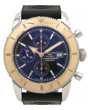 Breitling Superocean Heritage U13320 Chronograph 46mm Rose Gold Steel Black Automatic - PRE-OWNED