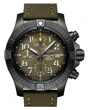Breitling Avenger Chronograph 45 Night Mission DLC Titanium Military Green Dial V13317101L1X1 - BRAND NEW