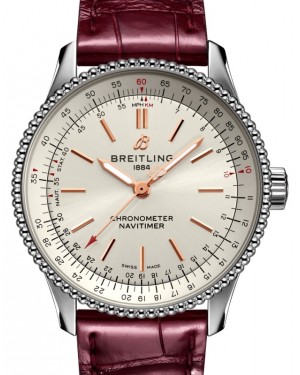 Breitling Navitimer Automatic 35 Stainless Steel 35mm Cream Dial A17395F41G1P1 - BRAND NEW