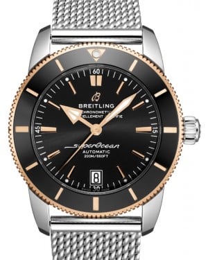 Breitling Superocean Heritage B20 Automatic 42 Stainless Steel/Red Gold Black Dial UB2010121B1A1 - BRAND NEW