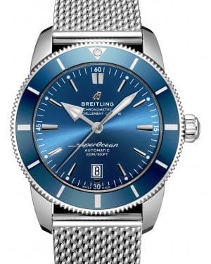 Breitling Superocean Heritage B20 Automatic 46 Stainless Steel 46mm Blue Dial Steel Bracelet AB2020161C1A1 - BRAND NEW