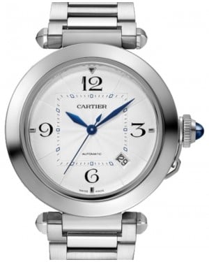 Cartier Pasha De Cartier Automatic Stainless Steel 41mm Silver Dial Interchangeable Straps WSPA0009 - BRAND NEW