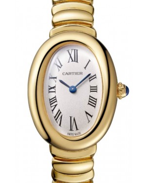Cartier Baignoire Small Quartz Yellow Gold Silver Dial WGBA0013 - BRAND NEW