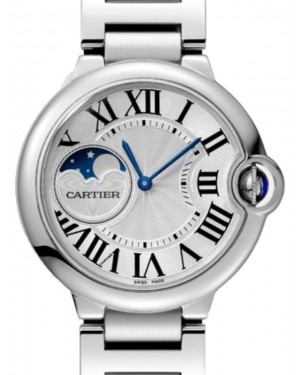 Cartier Ballon Bleu de Cartier 37mm Stainless Steel Silver Dial WSBB0050 - BRAND NEW