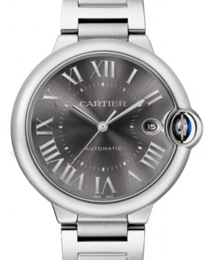 Cartier Ballon Bleu de Cartier Men's Watch Automatic Stainless Steel 40mm Gray Dial Steel Bracelet WSBB0060 - BRAND NEW