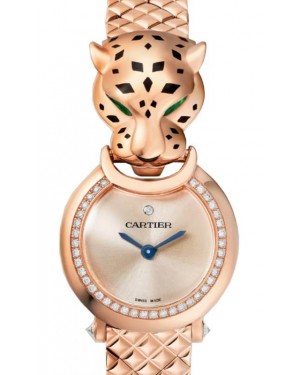 Cartier Panthere La Panthere 23.6mm Quartz Rose Gold Pink Dial HPI01381 - BRAND NEW