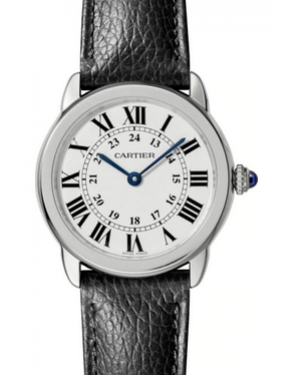 Cartier Ronde Solo de Cartier Women's Watch Quartz Stainless Steel 29mm Leather Strap WSRN0019 - BRAND NEW