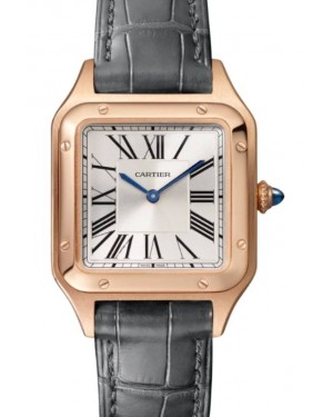 Cartier Santos-Dumont Small Rose Gold Silver Dial WGSA0022 - BRAND NEW