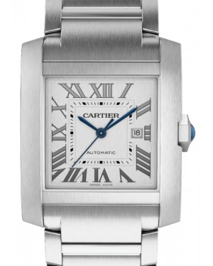 Cartier Tank Francaise Large Stainless Steel Silver Dial WSTA0067 - BRAND NEW