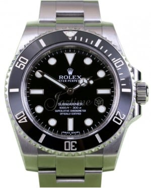 Rolex Submariner Ceramic 114060 Mens No Date 40mm Stainless Steel - PRE-OWNED