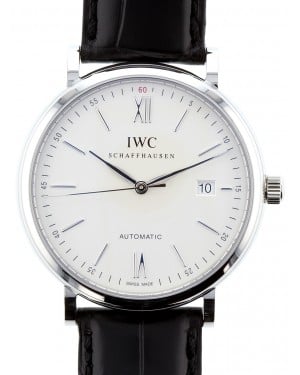 IWC Portofino Automatic Stainless Steel 40mm Silver Dial IW356501 - BRAND NEW