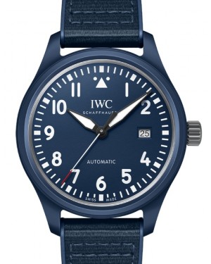 IWC Pilot’s Watch Automatic Edition “Laureus Sport for Good” Ceramic 41mm Blue Dial IW328101 - BRAND NEW