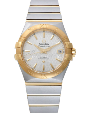 OMEGA 123.20.35.20.02.006 CONSTELLATION CO-AXIAL 35mm STEEL AND YELLOW GOLD - BRAND NEW