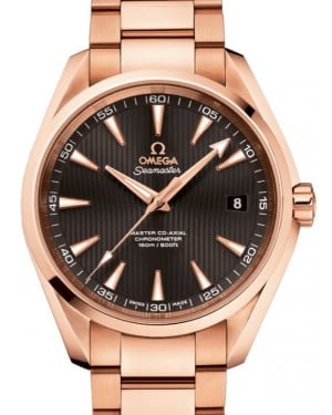 Omega Seamaster Aqua Terra 150M Master Co-Axial Chronometer 41.5mm Red Gold Grey Dial Red Gold Bracelet 231.50.42.21.06.002 - BRAND NEW