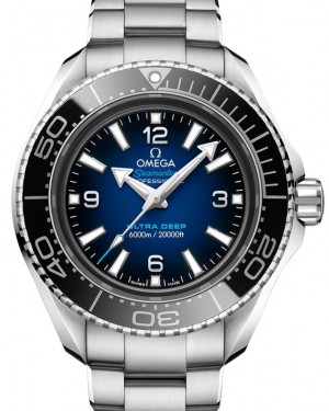 Omega Seamaster Planet Ocean 6000M Co-Axial Master Chronometer "Ultra Deep" 45.5mm O-MEGASTEEL Gradient Blue Dial Bracelet 215.30.46.21.03.001 - BRAND NEW