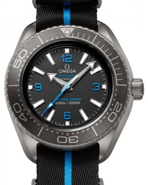 Omega Seamaster Planet Ocean 6000M Co-Axial Master Chronometer "Ultra Deep" 45.5mm Titanium Black Dial NATO Strap 215.92.46.21.01.001 - BRAND NEW
