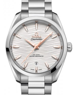 Omega Seamaster Aqua Terra 150M Co-Axial Master Chronometer Ladies 38mm Stainless Steel Silver Dial Steel Bracelet 220.10.38.20.02.002 - BRAND NEW
