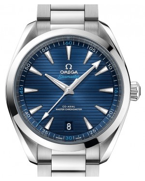 Omega Seamaster Aqua Terra 150M Co-Axial Master Chronometer 41mm Stainless Steel Blue Dial Steel Bracelet 220.10.41.21.03.001 - BRAND NEW