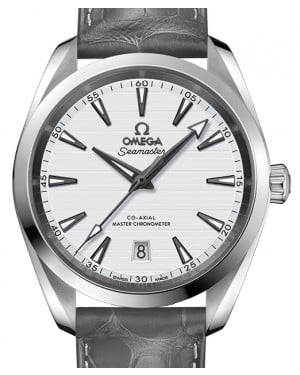Omega Seamaster Aqua Terra 150M Stainless Steel Silver Dial & Leather Strap 38mm 220.13.38.20.02.001 - BRAND NEW