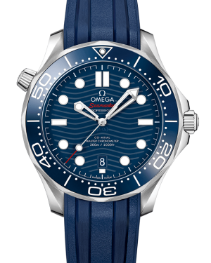 Omega Seamaster Diver 300m Co-Axial Master Chronometer 42mm Stainless Steel Blue Dial 210.32.42.20.03.001 - BRAND NEW