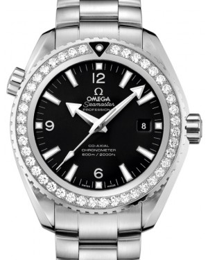 Omega Seamaster Planet Ocean 600M Co-Axial Chronometer 45.5mm Stainless Steel/Diamond Black Dial 232.15.46.21.01.001 - BRAND NEW