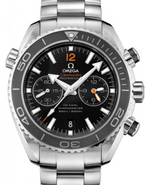 Omega Seamaster Planet Ocean 600M Co-Axial Chronometer Chronograph Stainless Steel Black Dial Steel Bracelet 232.30.46.51.01.003 - BRAND NEW