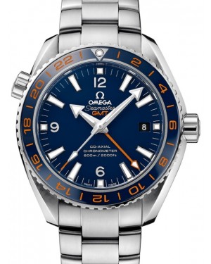 Omega Seamaster Planet Ocean 600M Co-Axial Chronometer GMT "GoodPlanet" 43.5mm Stainless Steel Blue Dial 232.30.44.22.03.001 - BRAND NEW 