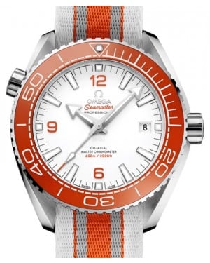 Omega Seamaster Planet Ocean 600M Co-Axial Master Chronometer 43.5mm Stainless Steel White Dial NATO Strap 215.32.44.21.04.001 - BRAND NEW