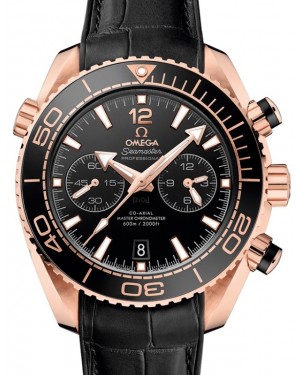 Omega Seamaster Planet Ocean 600M Co-Axial Master Chronometer Chronograph 45.5mm Sedna Gold Black Dial 215.63.46.51.01.001 - BRAND NEW