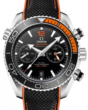 Omega Seamaster Planet Ocean 600M Co-Axial Master Chronometer Chronograph 45.5mm Stainless Steel Black Dial Rubber Strap 215.32.46.51.01.001 - BRAND NEW