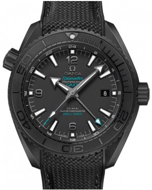 Omega Seamaster Planet Ocean 600M Co-Axial Master Chronometer GMT "Casamigos" 45.5mm Ceramic Black Dial Rubber Strap 215.92.46.22.01.005 - BRAND NEW