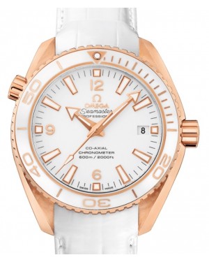 Omega Seamaster Planet Ocean 600M Omega Co-Axial 42mm Red Gold White Dial 232.63.42.21.04.001 - BRAND NEW