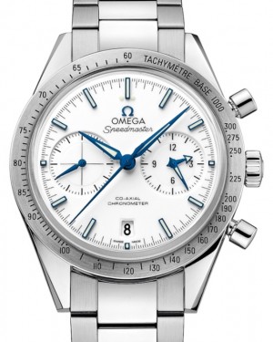 Omega Speedmaster '57 Co-Axial Chronometer Chronograph 41.5mm White Dial Titanium Bracelet 331.90.42.51.04.001 - BRAND NEW